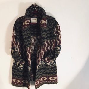 ♦️SOLD♦️Abercrombie & Fitch open Cardigan S